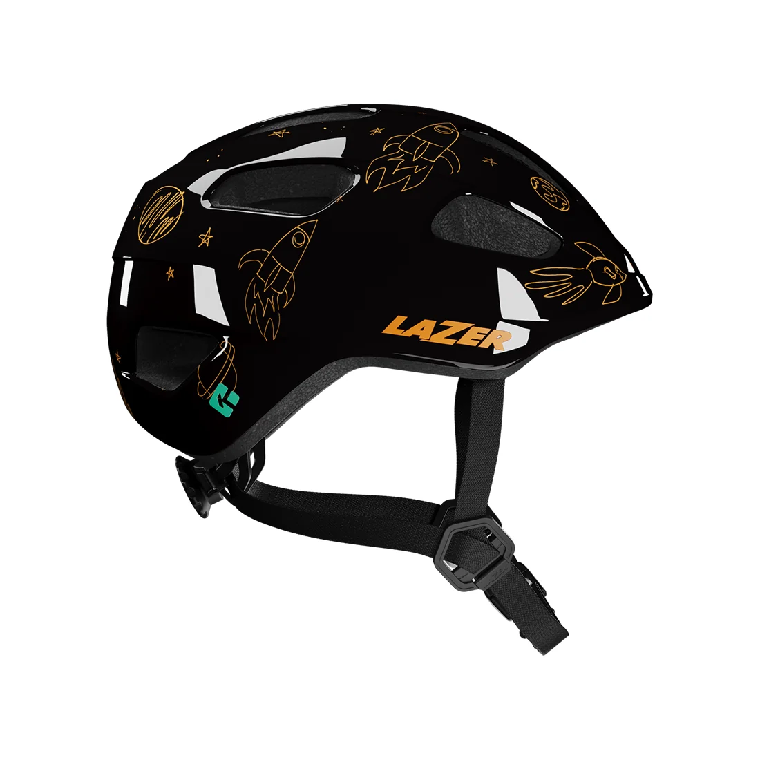 Lazer Pnut KinetiCore 2.0 Toddlers' Helmet - Flying Rocket